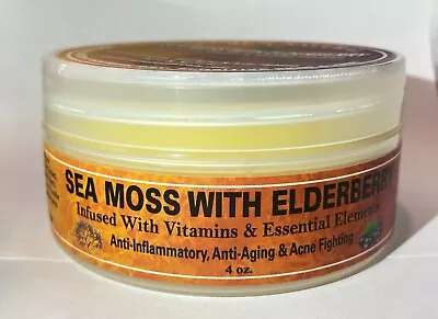Sea Moss With Elderberry Infused Shea Butter 4 Oz • $7.75
