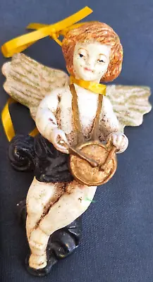 Vintage Look 6  Ornament Little Drummer Boy Angel • $8.16