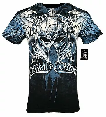 Xtreme Couture By Affliction Men's T-Shirt DEALER Biker Black MMA S-5X • $26.95