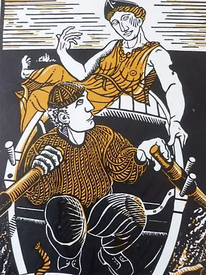 JAMES DODDS Goddess Surprising A Boatman SIGNED LTD ED ART PRINT 37/50 • £150