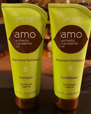 Yenzah Brazilian Beauty Amo Authentic Macadamia Oil Shampoo & Conditioner SET! • $24.99