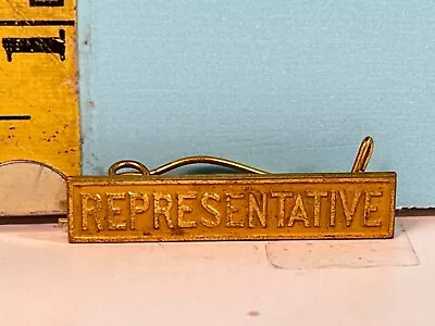 Vintage Representative Pinback • $15