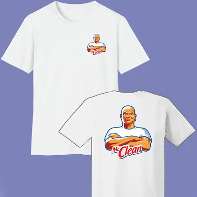 Mr. Clean Company Men's White T-shirt Size S-3XL • $26.99