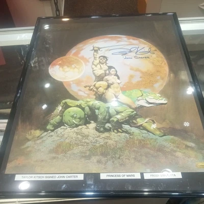 $99.99 • Buy Frank Frazetta John Carter Princess Of Mars  Art Signed By Taylor Kitsch. COA
