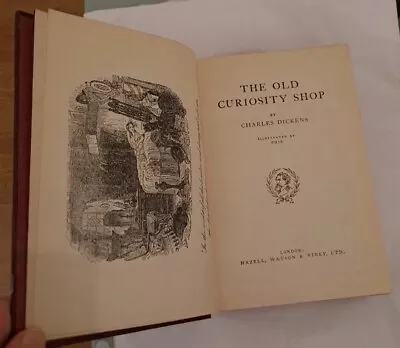 Charles Dickens The Old Curiosity Shop Hardback 1936 Edition • £10