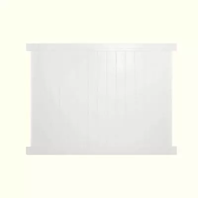 Weatherables Vinyl Fence Panel 6'Hx8'W White Privacy Kit+UV Protected+Rails+Flat • $133.33