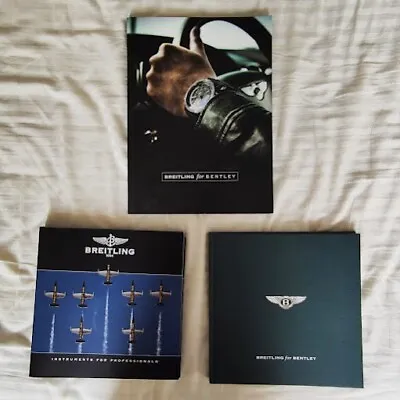 £150 • Buy Extrememely Rare Breitling For Bentley Books (with Bonus Catalogue)