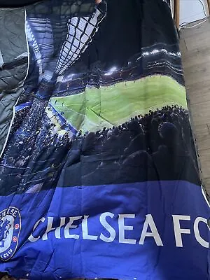 £13 • Buy Chelsea FC Stadium Single Duvet Quilt Cover And Pillowcase Set