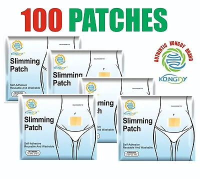 100 Extra Strong Slimming Patches Fast Active Weight Loss Fat Burner Diet Patch • £2.95