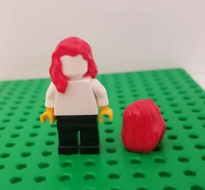 New LEGO Red Hair Minifigure Wavy Over Off Shoulder  DC Poison Ivy Girl Long • $6.84