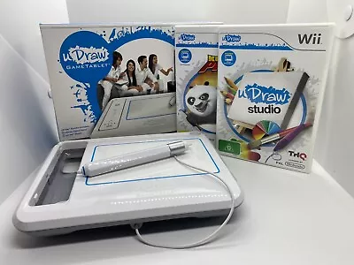UDraw Tablet + UDraw Studio Game + UDraw Kung Fu Panda 2 Nintendo Wii PAL • $40