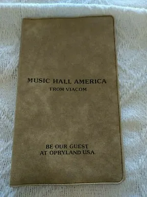 $4.88 • Buy Viacom Opryland Music Hall America Ticket Holder 1970s