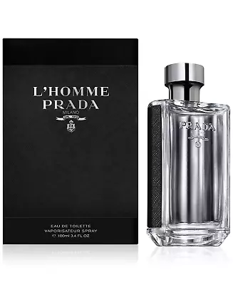 Prada L'Homme Cologne 3.4 Oz (100 ML) Edt (Eau De Toilette) Spray For Men New • $97.95