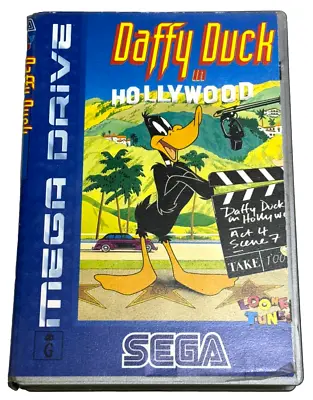 Daffy Duck In Hollywood Sega Mega Drive PAL *Complete* Silver Version • $64.28