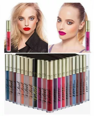 MUA Make Up Academy LUXE Velvet Lip Lacquer Plus Base Coat - CHOOSE YOUR SHADE • £3.49