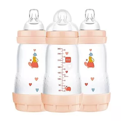 MAM Easy Start Anti-Colic Bottle 9 Oz (3-Count) Baby Essentials Medium Flow Bo • $25.46