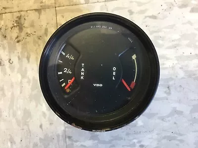 Porsche 911 Vintage VD Fuel / Oil Gauge Combo Gauge 911.641.202.29 • $149