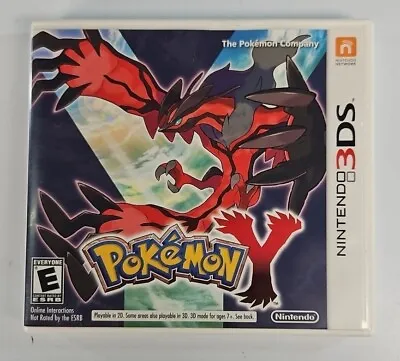 Pokemon Y - CASE  ART MANUAL ONLY NO GAME !!! (Nintendo 3DS 2013) • $19.99