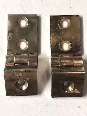 Vintage Brass Hinges For Gamewell Fire Alarm Inner Box Mechanism  • $75