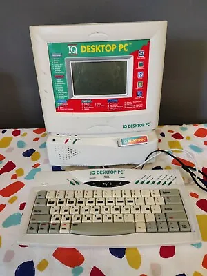 VTG Retro IQ Desktop PC Toy Computer Games Literacy Numbers Complete Working • $39.46