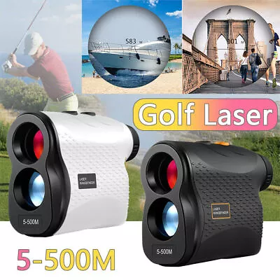 500M Golf Laser Range Finder Hunting Rangefinder Flagpole Distance Height Speed • $70.99