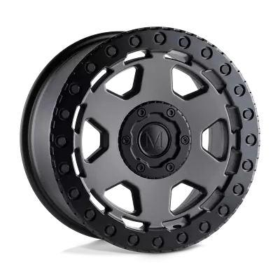 Mandrus Forscher 20X9 +10 Matte Gunmetal & Black Wheel 5X112 (QTY 1) • $147
