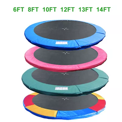 6 8 10 12 13 14FT Trampoline Replacement Pad Spring Cover Surround Foam Padding • £24.99