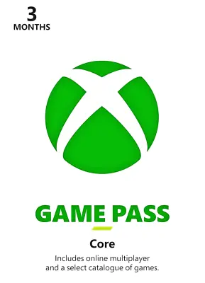 3 Months - Xbox Game Pass Core Membership (old Xbox Gold) - All Users • £15.40