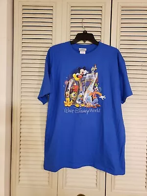 Vtg Shirt Mens L Walt Disney World 2007 Incredibles Monsters Inc Toy Story NWT! • $20.69