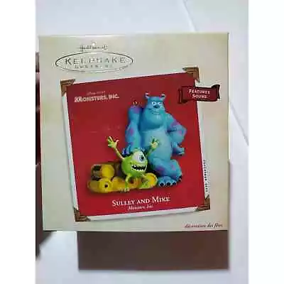 New Hallmark Monsters Inc. Sulley & Mike Magic Sound Christmas Ornament 2002 • $35