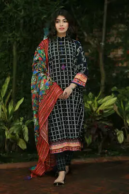 Lakhany 3 Piece Unstitched Komal Printed Lawn Suit - KP-2028-B • £23.99