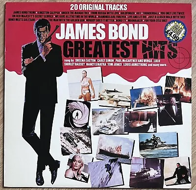 A157: James Bond Greatest Hits Original Artists Vinyl LP EMTV 007 1982 EX/EX • £21.95