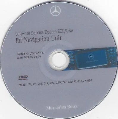 Mercedes NTG-1 Service Software Firmware Update For Updating Navigation Dvd • $29.99