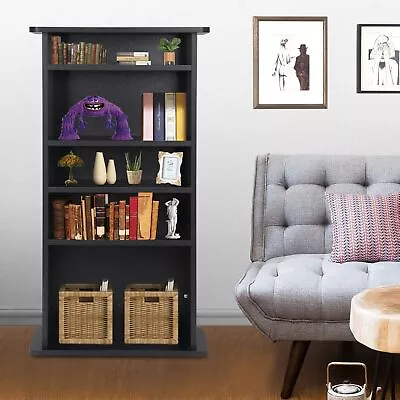 Multimedia Storage Cabinet DVD Rack Book Shelf Organizer Stand Media Tower • $36.58