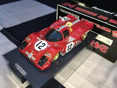 1:43 Brumm #S043 Sam Posey/Tony Adamowicz Ferrari 512M Nart #12 Le Mans 1971 • £25.99