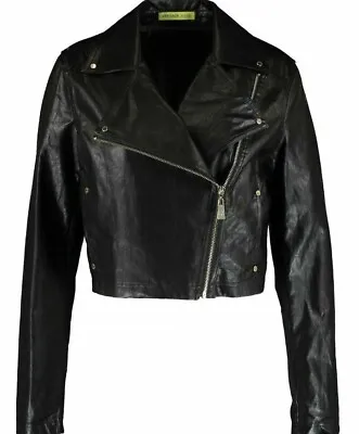 Versace Jeans Women's Synthetic Leather Biker Jacket • $164.80