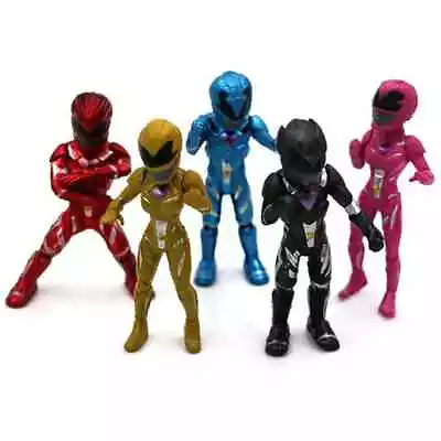 Power Rangers Cake Toppers Figures Kids Birthday Decoration Boys Party Dino • £9.99