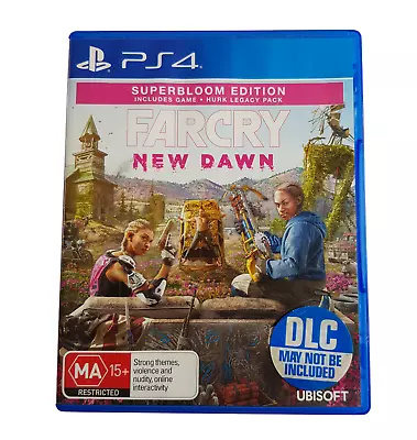 Far Cry : New Dawn Superbloom Edition PlayStation 4 PS4 Game Ubisoft 2019 Aus R4 • $25