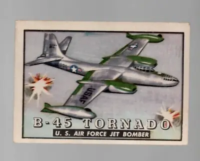 1952 Topps Wings Friend Or Foe Card #53 B-45 Tornado U.S. Air Force Jet Bomber • $2.95