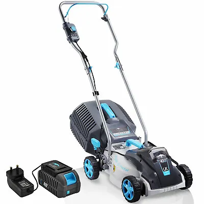 40V 32cm Cordless Lawnmower Brushless Battery Lawn Mower With 2-in-1 Mulch • £189.99