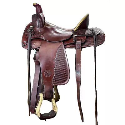 Used Circle Y Western Trail Saddle 15.5/W • $1100