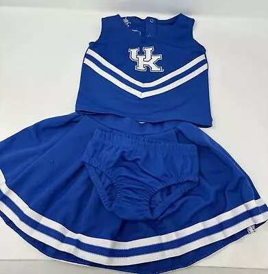 Vintage University Kentucky Cheerleader Outfit Size 2T Toddler Girl UK Skirt • $24.99