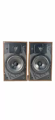 Pair Of KEF C25 Late 80s Vintage Bookshelf Speakers SP3092 4 Ohm 100W Black • £40