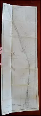 Cape Canaveral To Miami Florida Coastal Survey Route 1920 Large Nautical US Map • $61.20