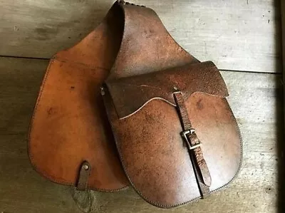 Premium Vintage Handmade Leather Western Horse Saddle Bag Premium Quality • $149