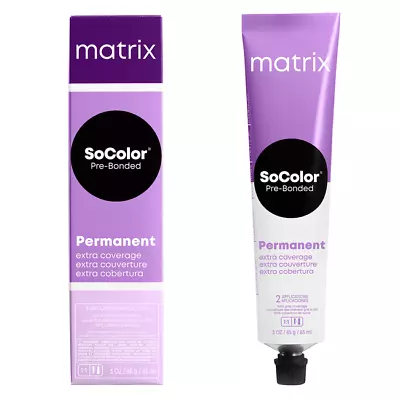 Matrix SoColor Pre-Bonded Permanent Extra Coverage Color 3oz Choose Your Color • $14.99