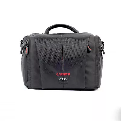 Canon EOS Shoulder Bag With Strap Black Bag With Red Interior • $38