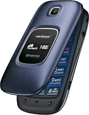 EXCELLENT 8/10 Kyocera Cadence S2720 4G LTE Verizon Basic Flip Phone - Blue • $219.99