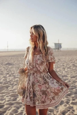 $70 • Buy Spell Jungle Mini Flutter Sleeve Playdress - Size XS - Perfect Condition