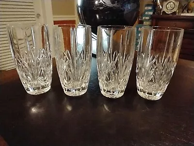 SET OF 4 Marquis Waterford Crystal Highball Tumblers 10 Oz 5 5/8  Tall EX COND. • $49